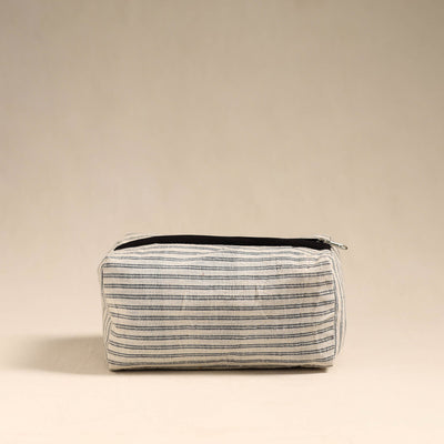  Beige Handmade Cotton Toiletry Bag 