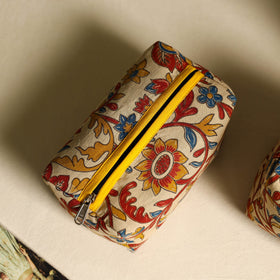  Beige Handmade Cotton Toiletry Bags (Set of 3)