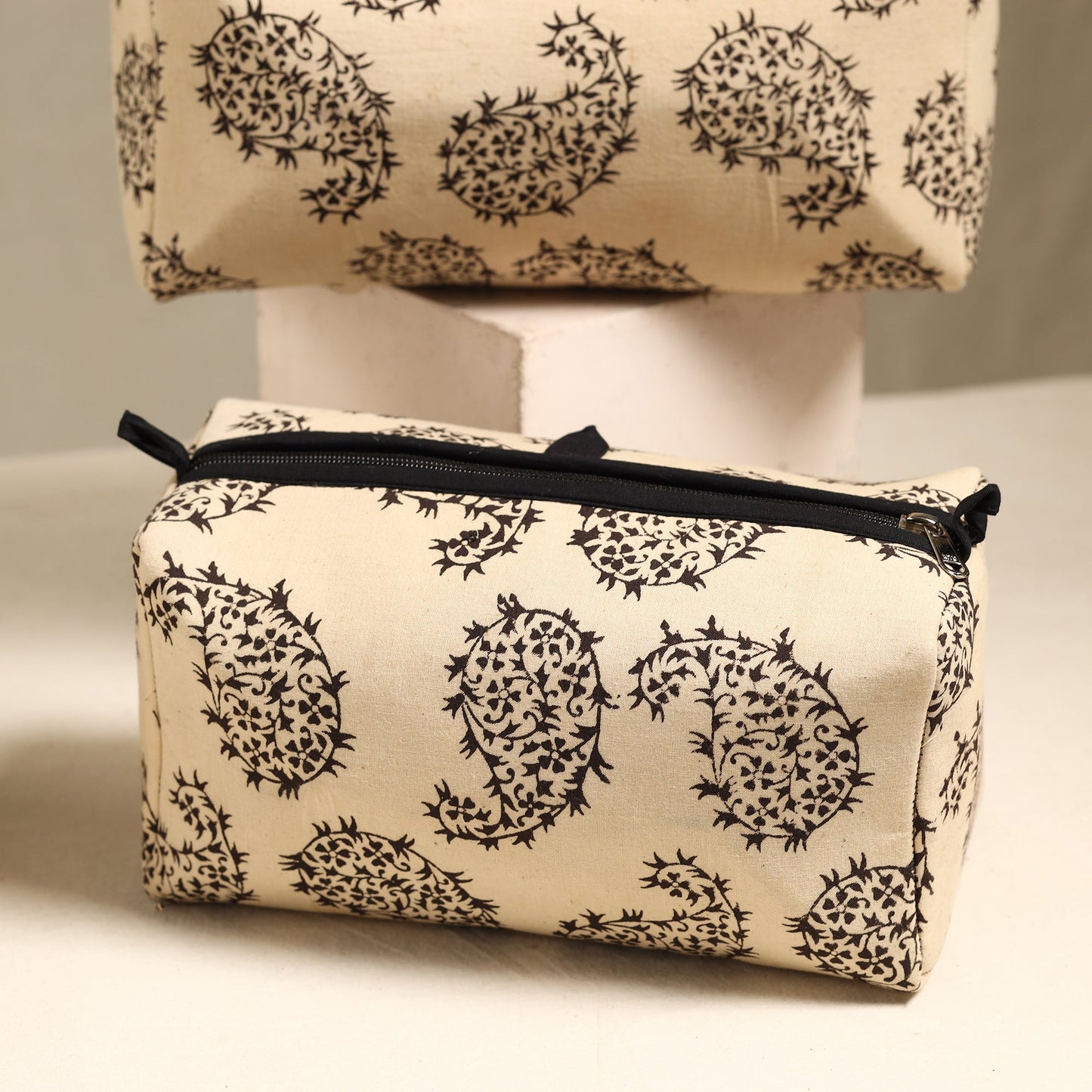  Handmade Cotton Toiletry Bags (Set of 3) 101 