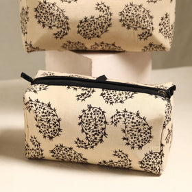  Handmade Cotton Toiletry Bags (Set of 3) 101 