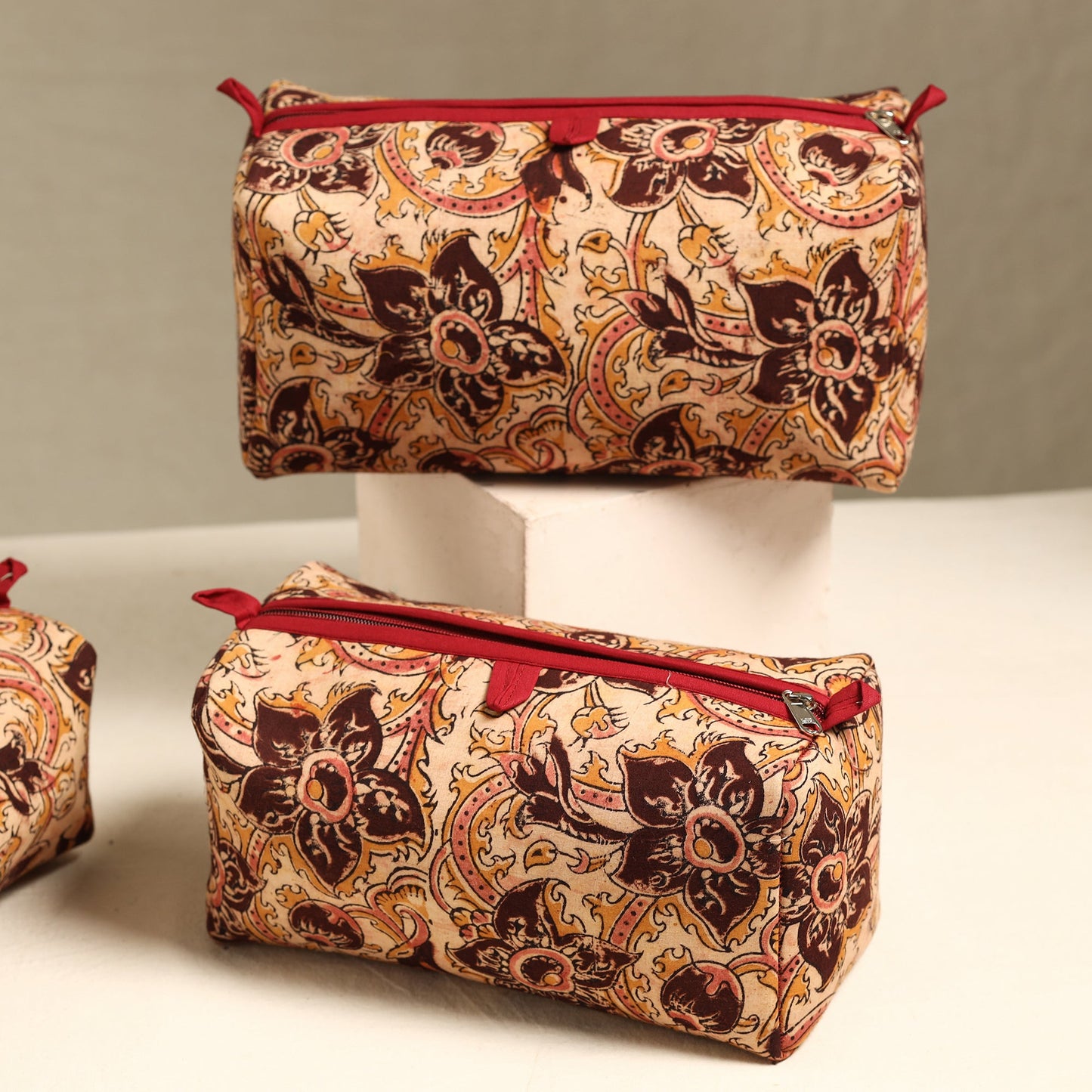  Handmade Cotton Toiletry Bags (Set of 3) 20 