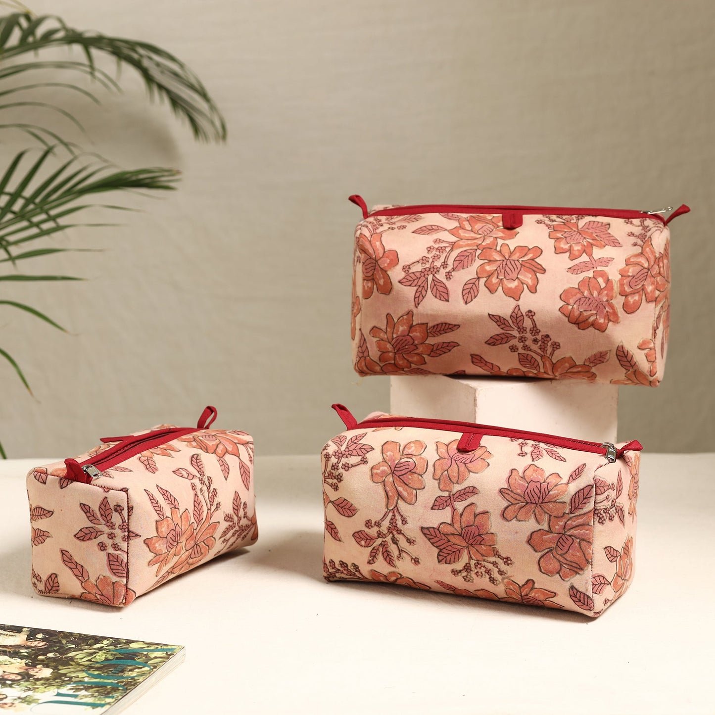  Handmade Cotton Toiletry Bags (Set of 3) 70 