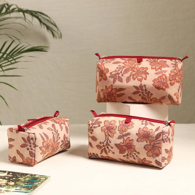 Handmade Cotton Toiletry Bags (Set of 3) 70 