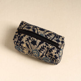  Beige Handmade Cotton Toiletry Pouch 