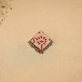 Handmade fabart ghungroo work hair clip 01 - handcrafted