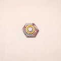 Handmade fabart jute magnet 12 - handcrafted