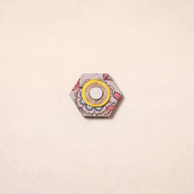 Handmade fabart jute magnet 12 - handcrafted