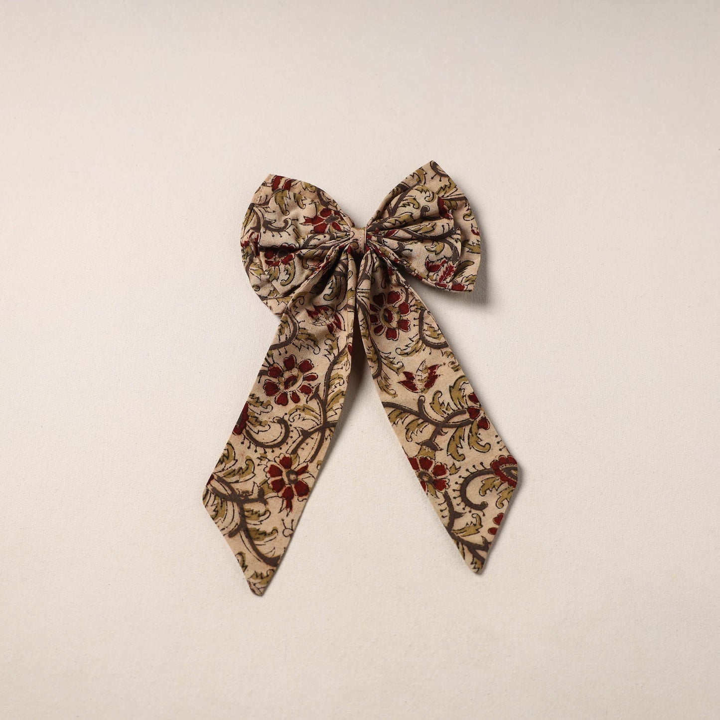 Handmade Fabric Bow Hair Clip