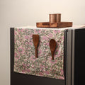 Handmade fridge top cover with multiple pockets 03
