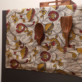 Handmade fridge top cover with multiple pockets 05