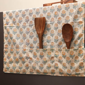 Handmade fridge top cover with multiple pockets 06