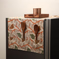 Handmade fridge top cover with multiple pockets 08