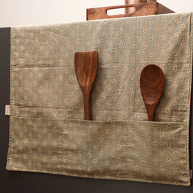 Handmade fridge top cover with multiple pockets 08