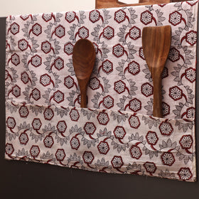 Handmade fridge top cover with multiple pockets 103