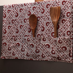Handmade fridge top cover with multiple pockets 115