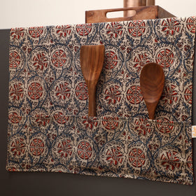 Handmade fridge top cover with multiple pockets 13