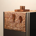 Handmade fridge top cover with multiple pockets 15