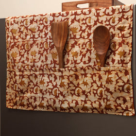 Handmade fridge top cover with multiple pockets 15