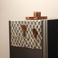 Handmade fridge top cover with multiple pockets 19