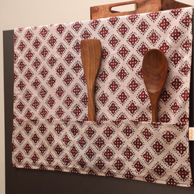 Handmade fridge top cover with multiple pockets 28