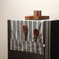 Handmade fridge top cover with multiple pockets 28