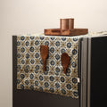 Handmade fridge top cover with multiple pockets 34