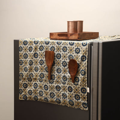 Handmade fridge top cover with multiple pockets 34