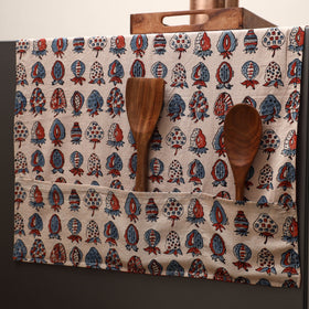 Handmade fridge top cover with multiple pockets 39