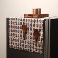 Handmade fridge top cover with multiple pockets 39