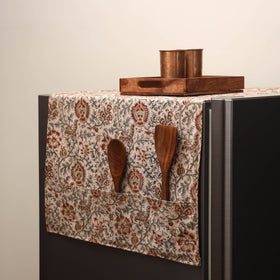 Handmade fridge top cover with multiple pockets 42