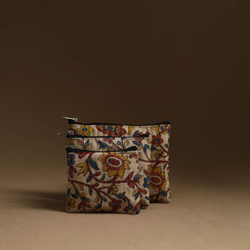 Beige - handmade multipurpose utility pouches (set of 3) 12