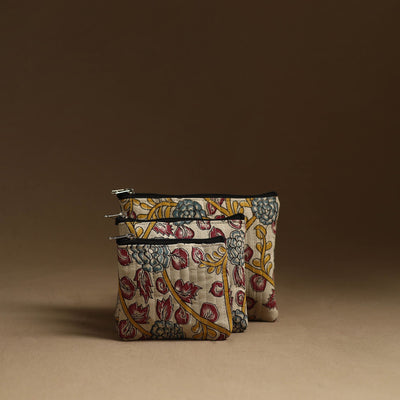 Buy Beige Handmade Multipurpose Utility Pouches (set of 3)