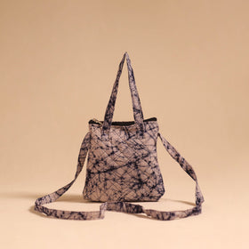 Beige - handmade quilted cotton sling bag 72 - handcrafted