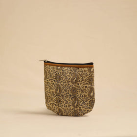  Beige Handmade Quilted Cotton Utility Pouch