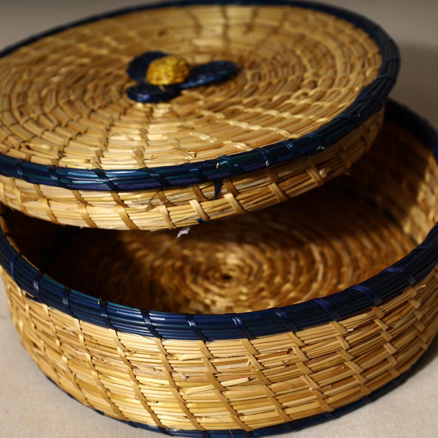  Handmade Sikki Grass Roti Box 