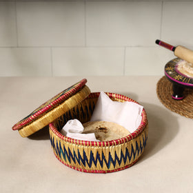  Handmade Sikki Grass Roti Box 