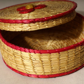  Handmade Sikki Grass Roti Box 