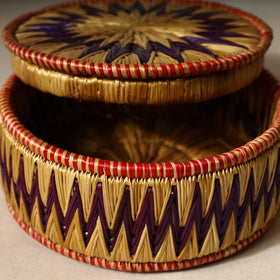  Handmade Sikki Grass Roti Box 