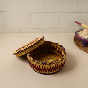  Handmade Sikki Grass Roti Box 