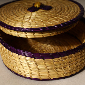  Handmade Sikki Grass Roti Box 