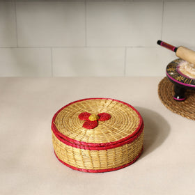  Handmade Sikki Grass Roti Box 