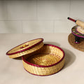  Handmade Sikki Grass Roti Box 