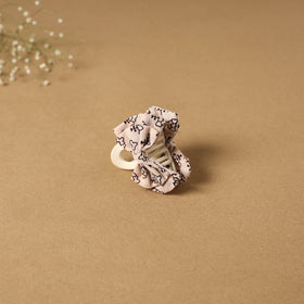 Beige - handmade women’s bow hair claw clip 59 - handcrafted