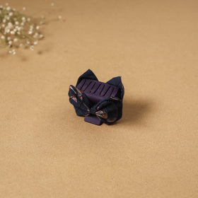 Handmade women’s bow hair claw clip 76 - handcrafted