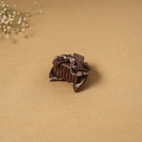 Handmade women’s bow hair claw clip 78 - handcrafted