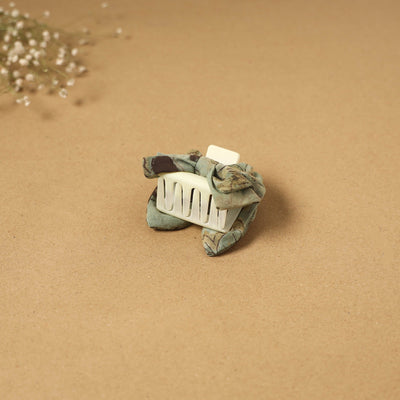 Handmade women’s bow hair claw clip 79 - handcrafted