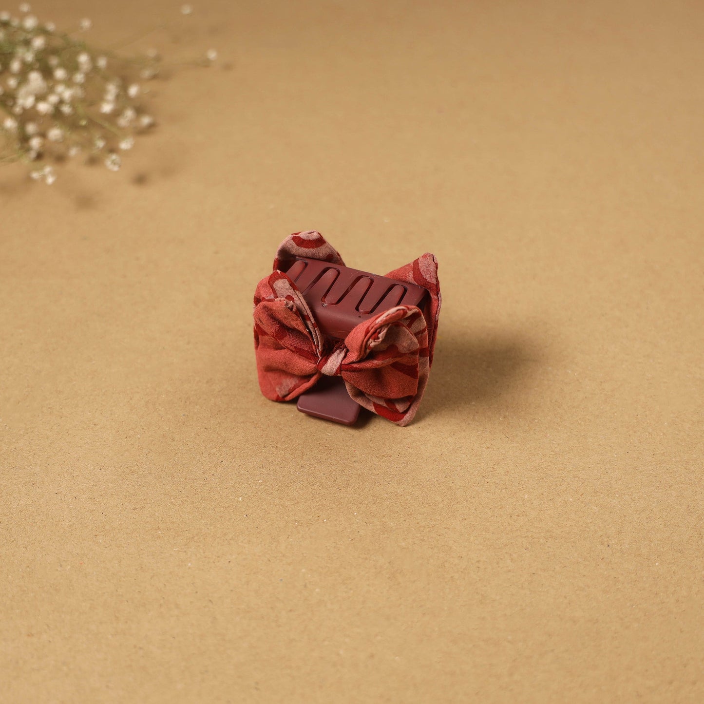 Handmade women’s bow hair claw clip 83 - handcrafted