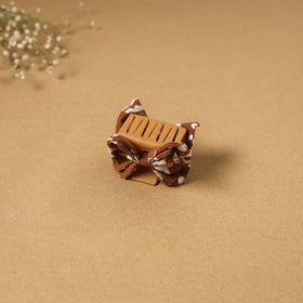 Handmade women’s bow hair claw clip 84 - handcrafted