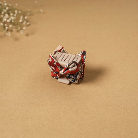 Handmade women’s bow hair claw clip 86 - handcrafted