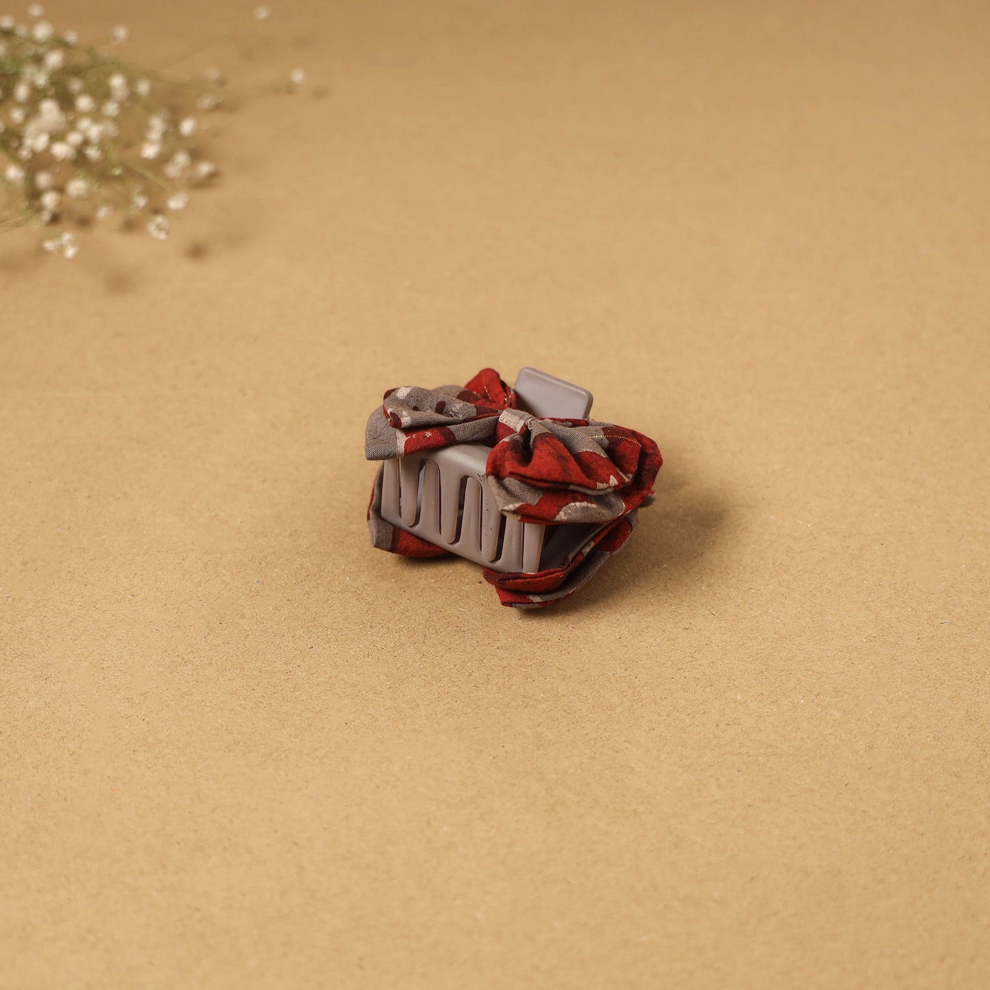 Handmade women’s bow hair claw clip 89 - handcrafted